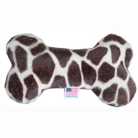 MANSBESTFRIEND Plush Bone Dog Toy Giraffe One Size MA935175